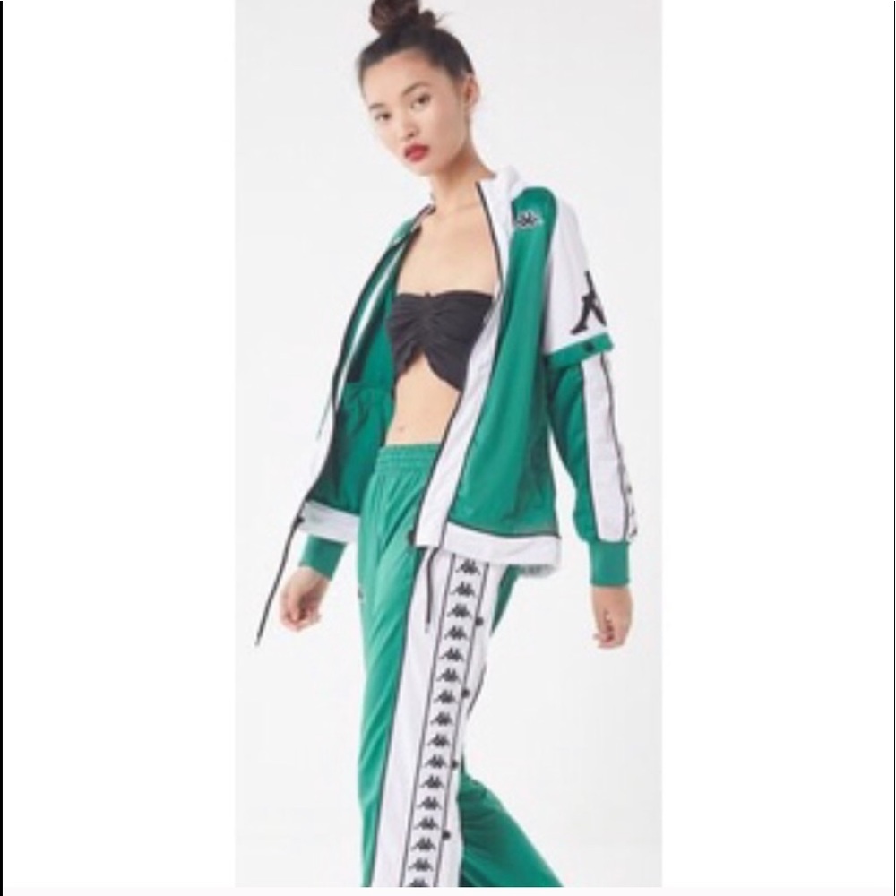 Kappa snap track pants